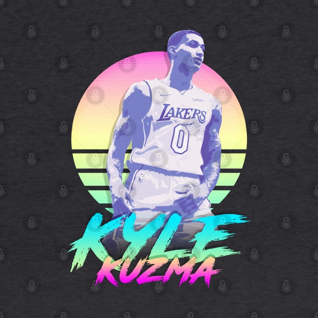 Kyle Kuzma Retro Futuristic Aesthetic by StupidHead